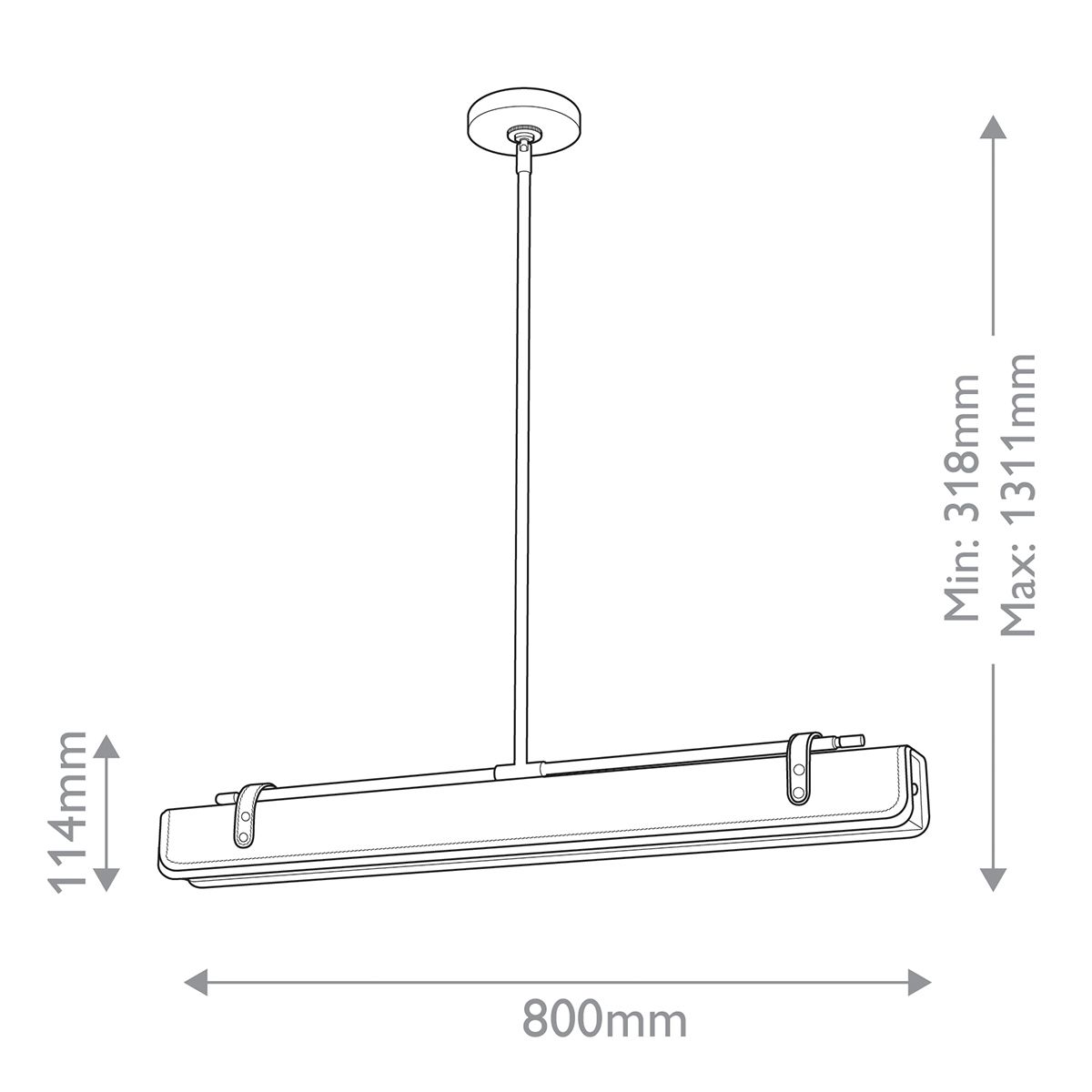 Valise LED Linear Pendant