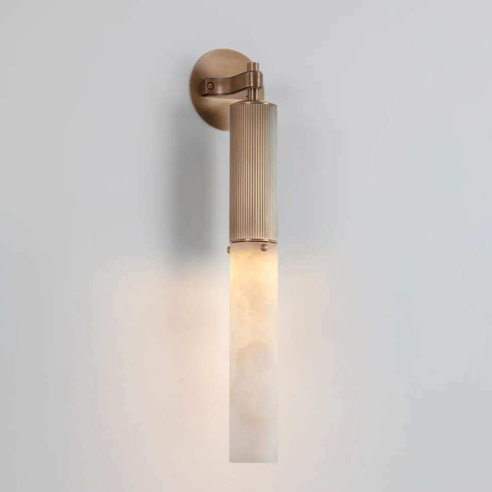 Flume Wall Light Alabaster