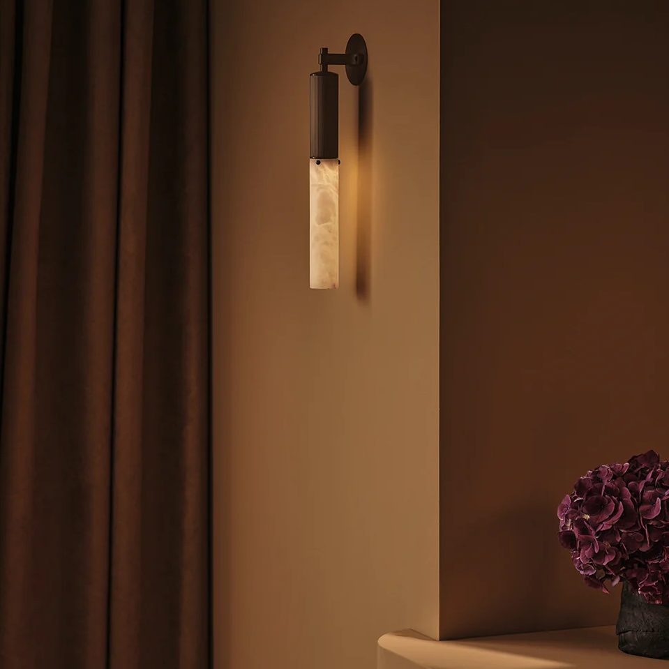 Flume Wall Light Alabaster
