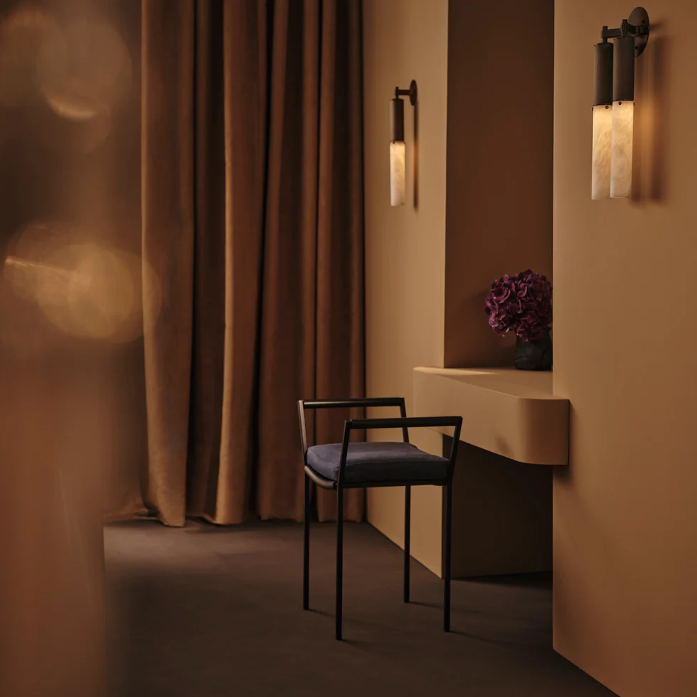 Flume Wall Light Alabaster