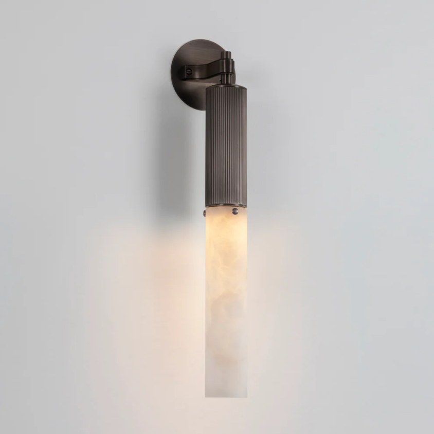 Flume Wall Light Alabaster