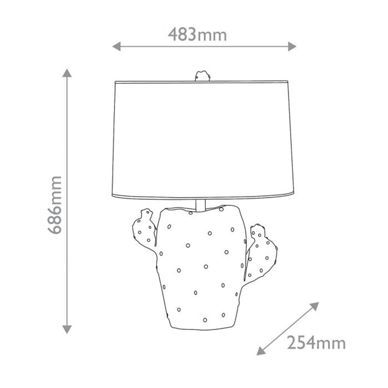 Cactus 1 lt Table Lamp